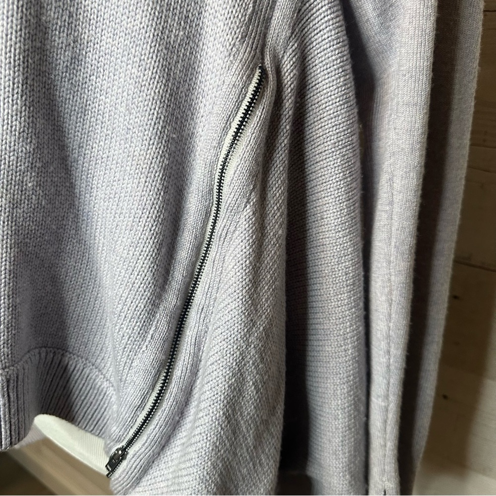 Lululemon Wrap It Up Sweater Grey Size 10 - Picture 12 of 14
